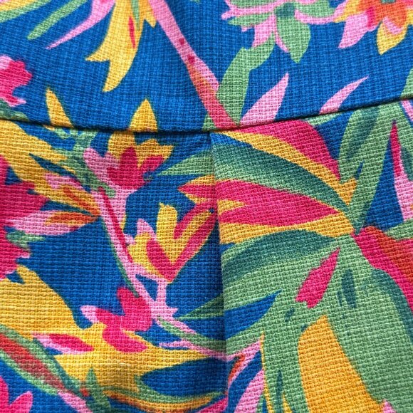 J.Crew Vibrant Tropical Floral Sleeveless Dress | Size 8 - Picture 7 of 7